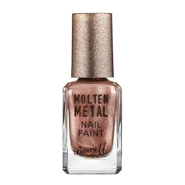Barry M Molten Metal Nail Polish Pink Ice