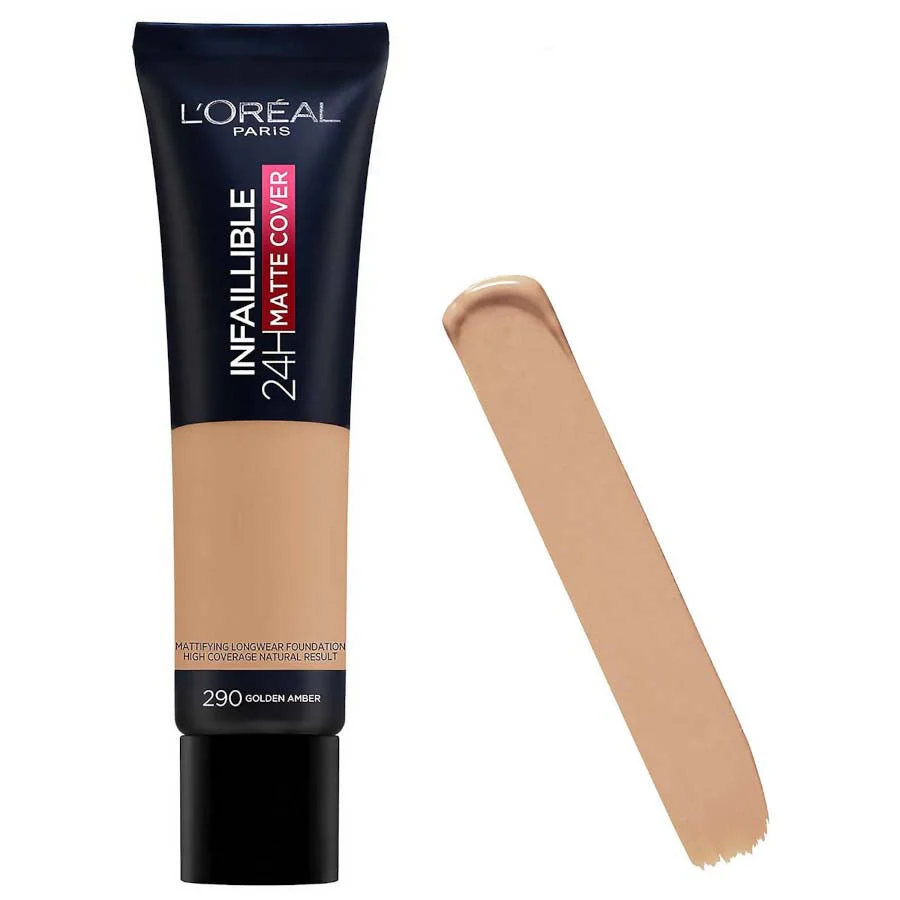 L'Oreal Paris Infallible 24HR Matte Cover Foundation 290 Golden Amber