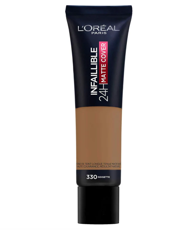 L'Oreal Paris Infallible 24HR Matte Cover Foundation 330 Hazelnut