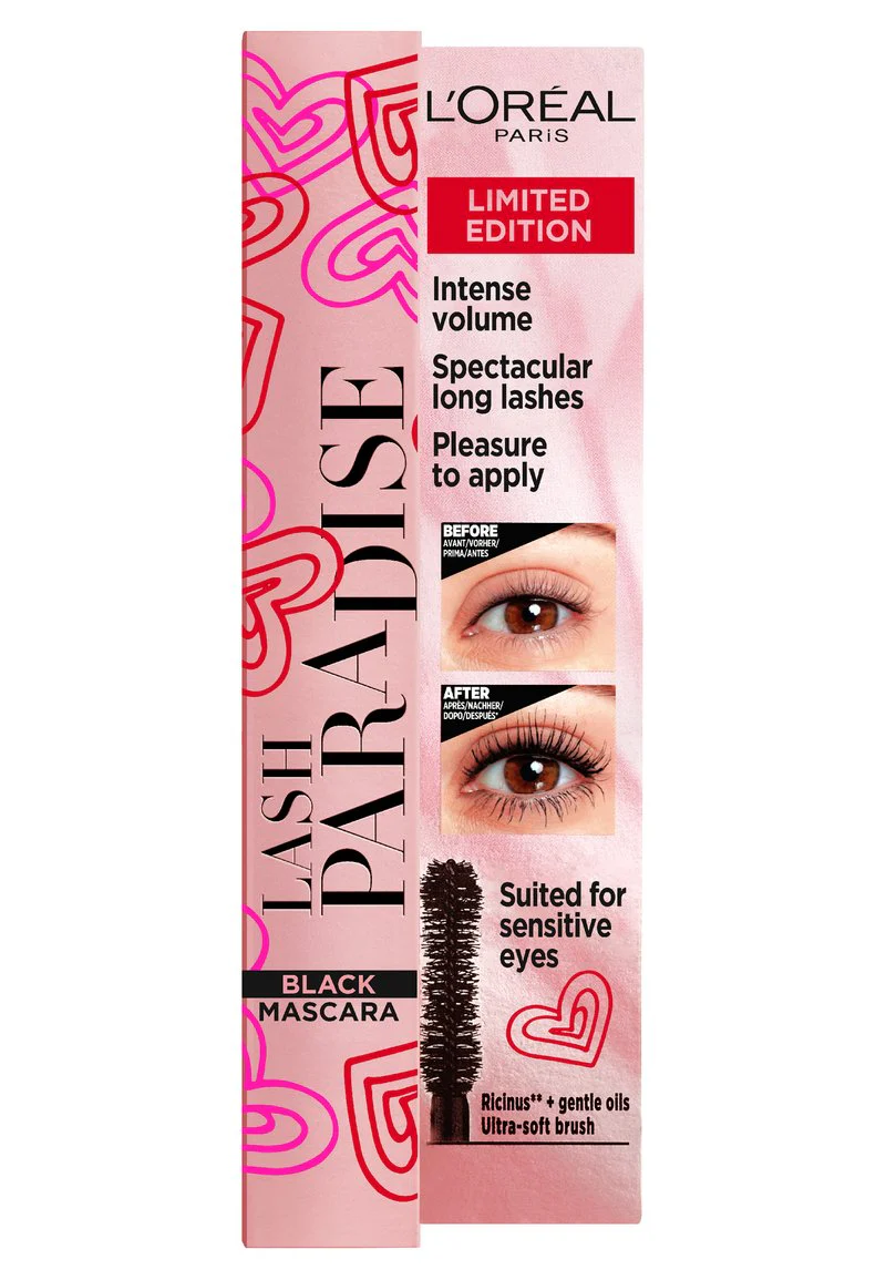 L'Oreal Paris Lash Paradise Intense Volume Mascara Black Limited Edition
