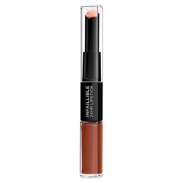 L'Oreal Paris Infaillible 24HR Lipstick 117 Perpetual Brown - Image 2