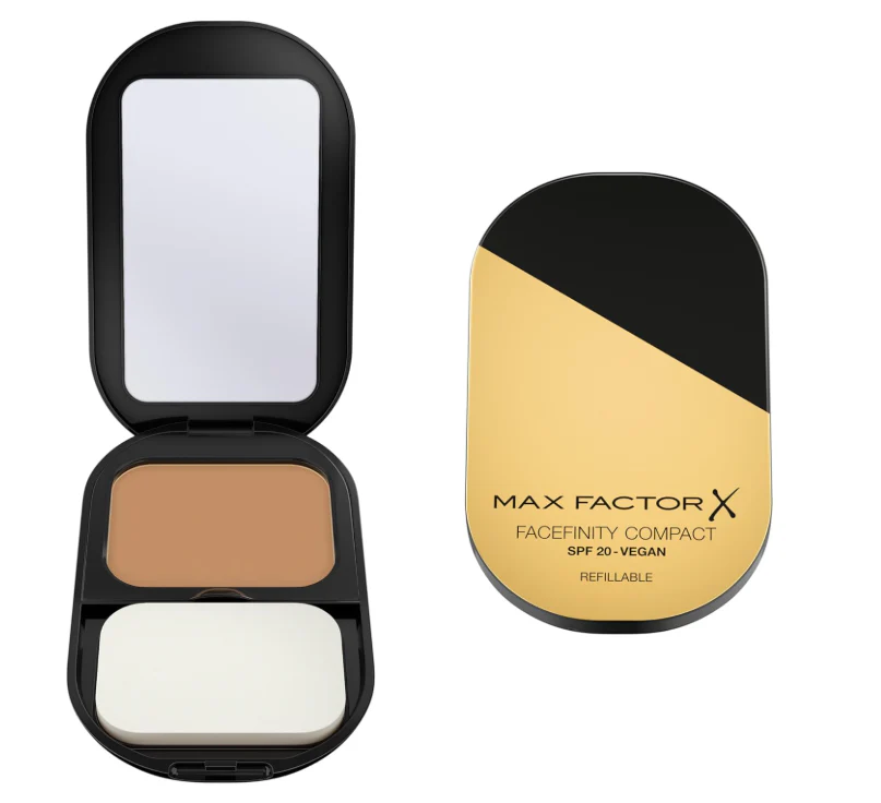 Max Factor Facefinity Compact Powder Foundation SPF 20 Vegan 076 Warm Golden