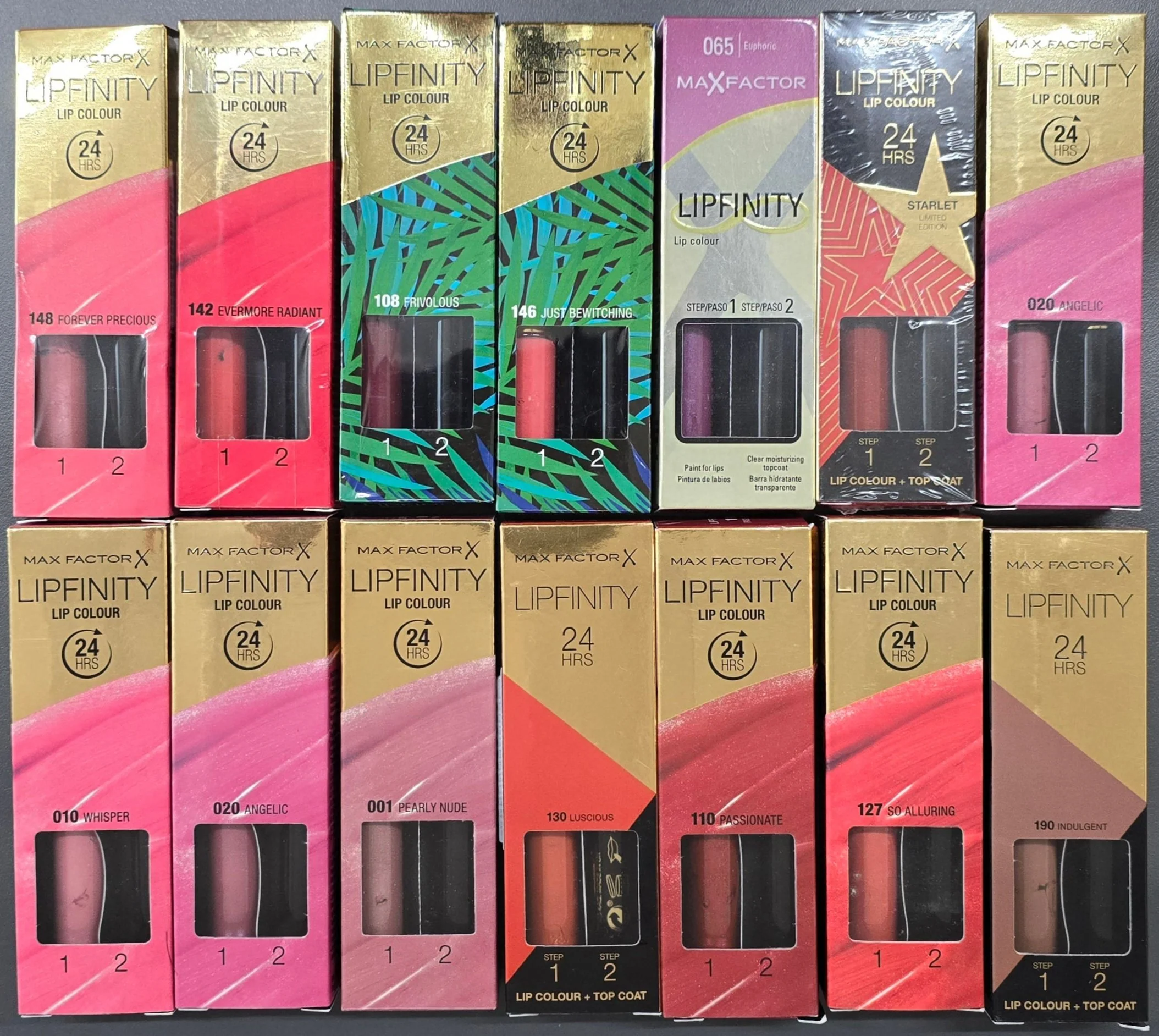 Max Factor Lipfinity Lipstick Assorted Pack Of 41