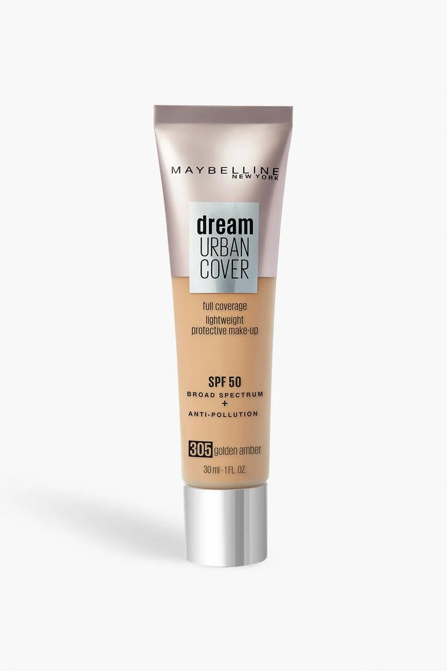 Maybelline Dream Urban Cover Foundation 305 Golden Amber