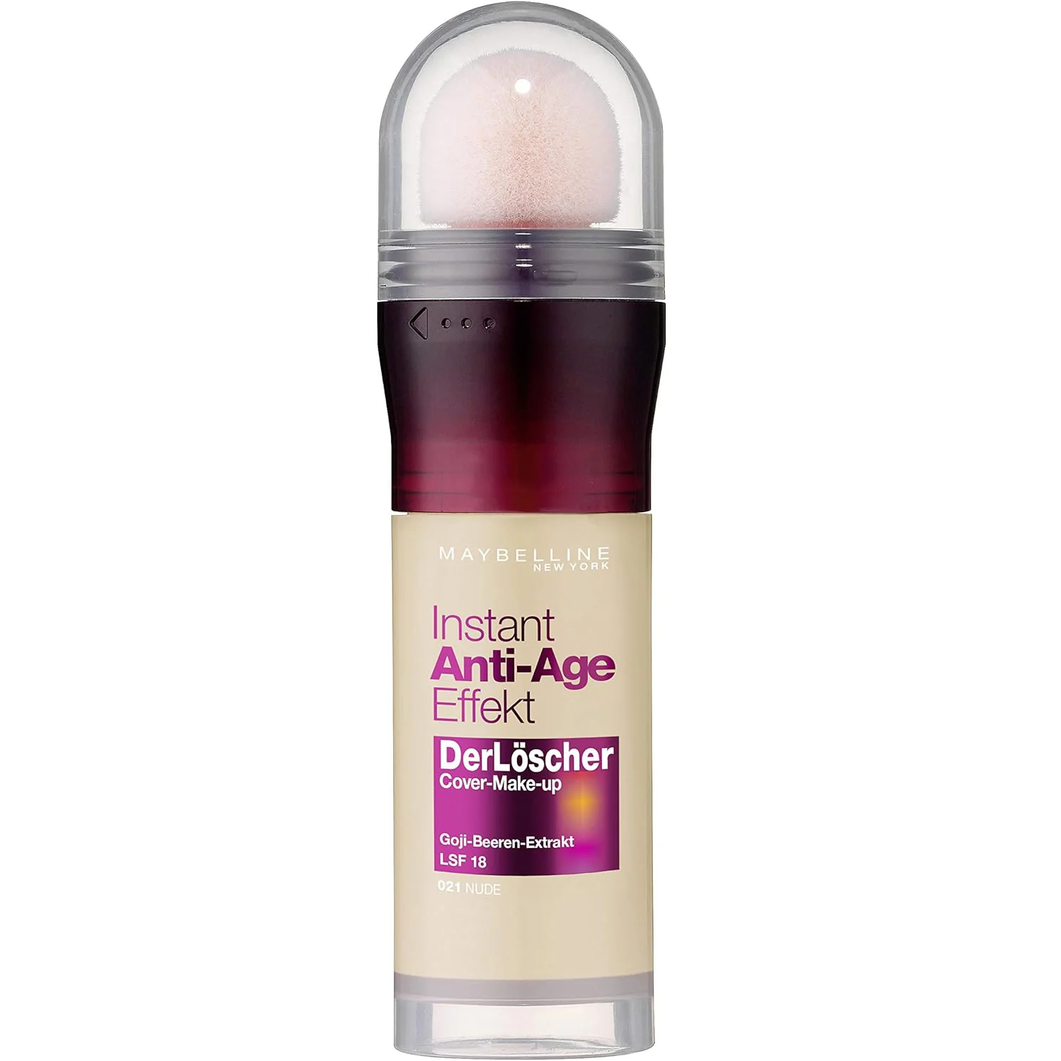 Maybelline Instant Anti Age Eraser Foundation 021 Nude - 20ml