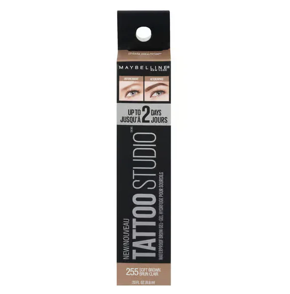 Maybelline Tattoo Brow Waterproof Gel 255 Soft Brown