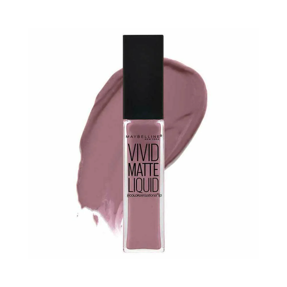 Maybelline Vivid Matte Lipstick 02 Grey Envy