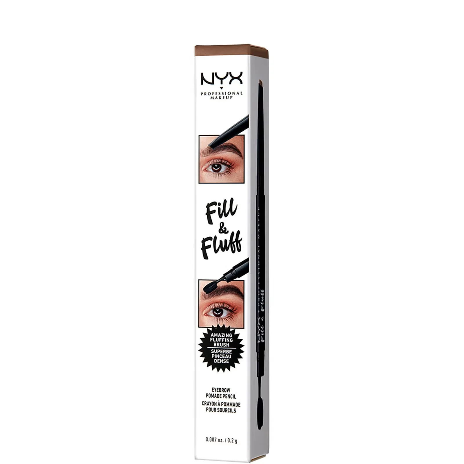 NYX Fill & Fluff Eyebrow Pomade Pencil 01 Blonde