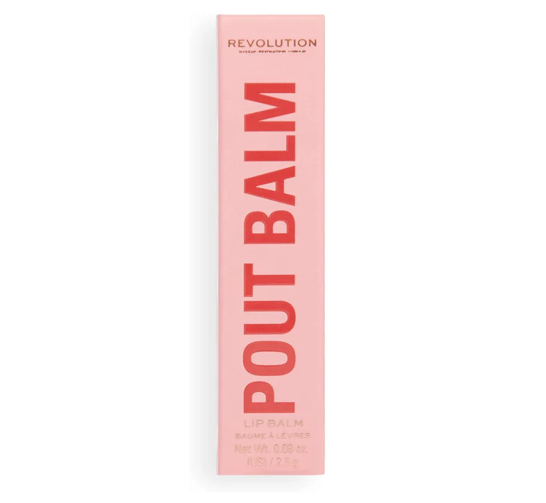 Revolution Pout Balm Glossy Shine Lip Balm Bare Shine