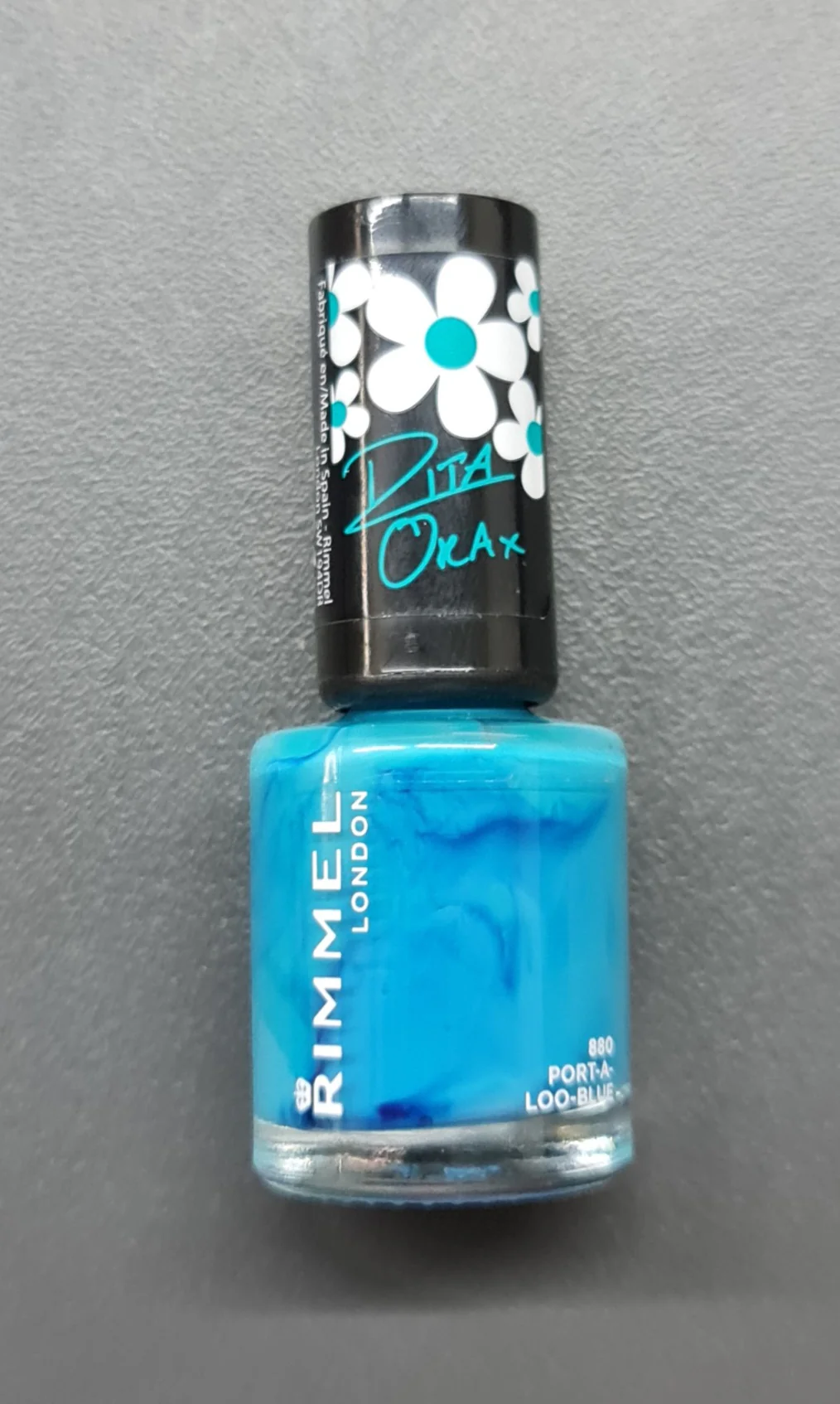 Rimmel London 60 Second Rita Ora Nail Polish 880 Port A Loo Blue Pack of 24 *See Description* - Image 2