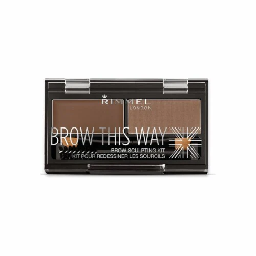 Rimmel London Eyebrow Powder Sculpting Kit 002 Medium Brown