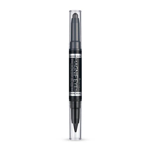 Rimmel London Magnif'Eyes Double Ended Shadow & Liner 001 Back To Blacks