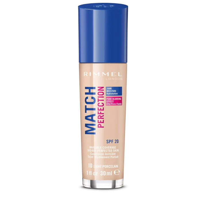Rimmel London Match Perfection 24HR Foundation 10 Light Porcelain