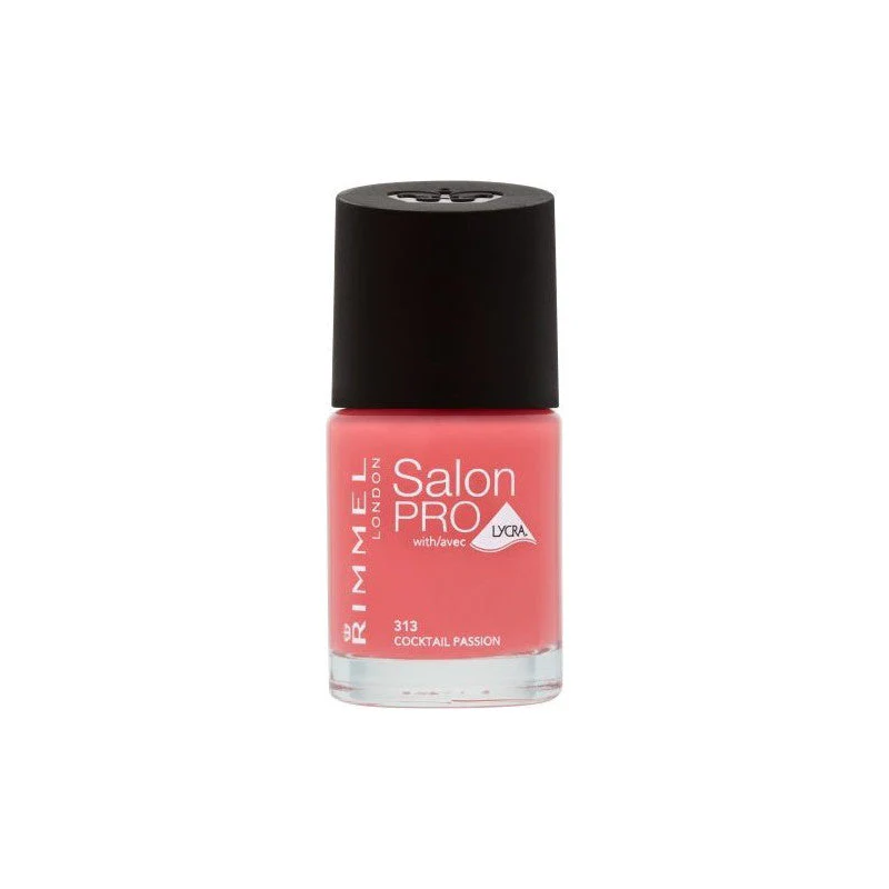 Rimmel London Salon Pro Lycra Nail Polish 313 Cocktail Passion
