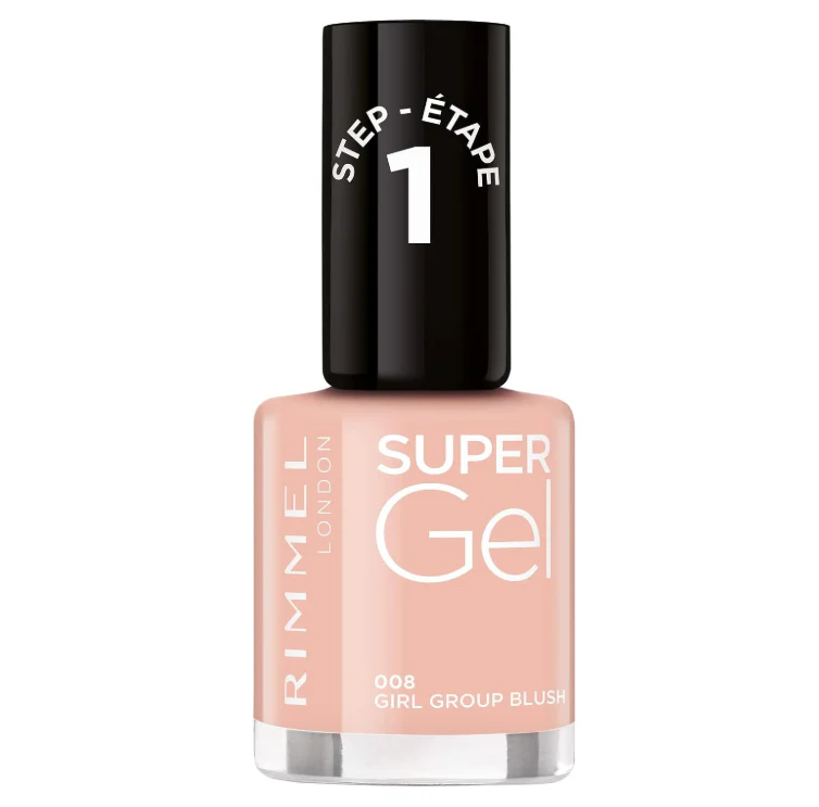 Rimmel London Super Gel Nail Polish 008 Girls Group Blush
