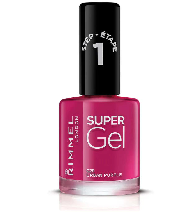 Rimmel London Super Gel Nail Polish 025 Urban Purple
