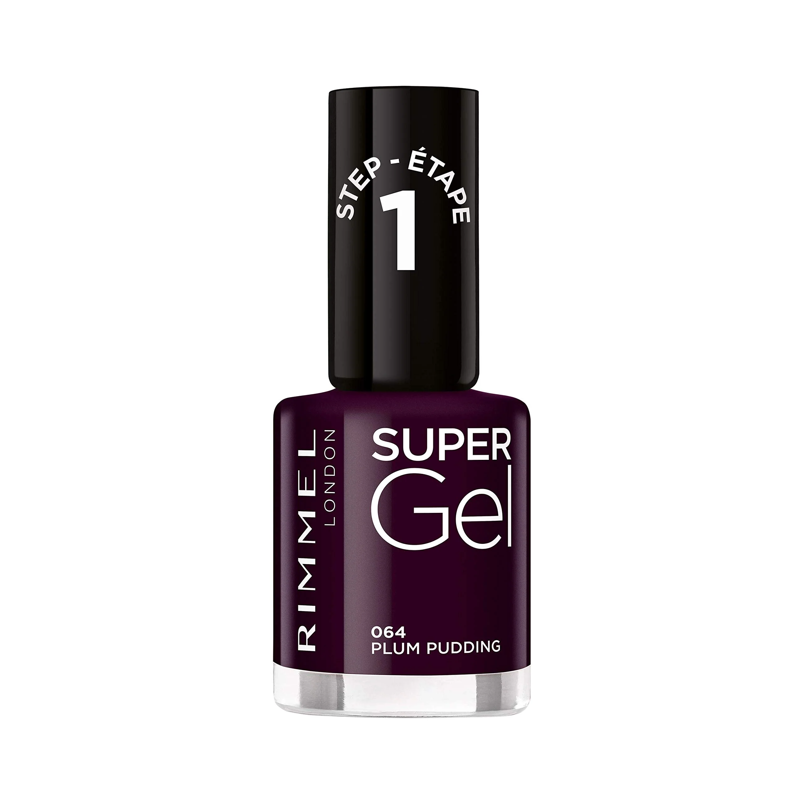Rimmel London Super Gel Nail Polish 064 Plum Pudding
