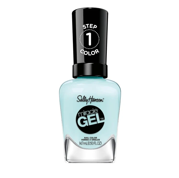 Sally Hansen Miracle Gel Pearl Nail Polish 668 Grand Cyan